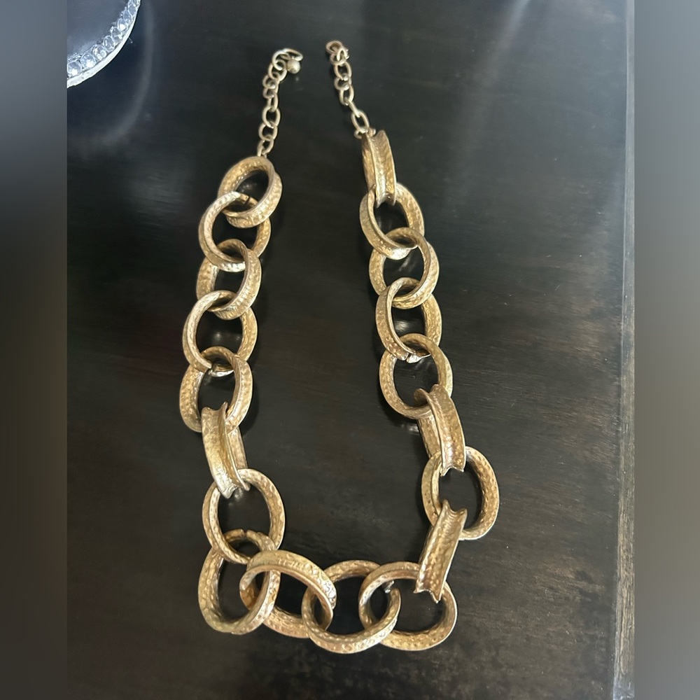 Kenneth Lane Chunky Gold Necklace